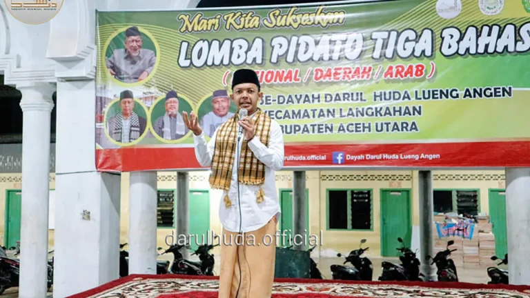 Lomba Pidato Dayah Darul Huda Lueng Angen. (Doc Dayah)