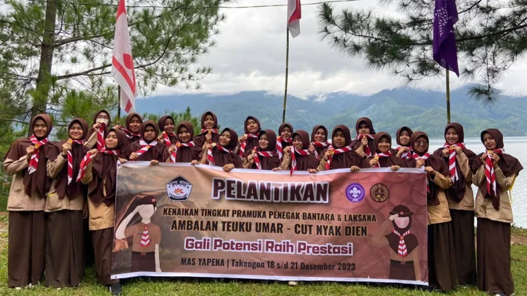 Siswi Pramuka Dayah Modern Yapena. (Dok Dayah)